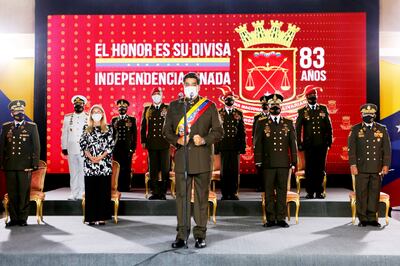 El régimen chavista de Venezuela se mantiene en el poder gracias a las fuerzas armadas y los aparatos represivos.