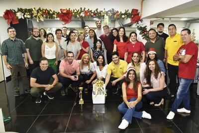 Colaboradores que hicieron posible la I Edición del concurso de pesebres de ABC, que fue un éxito por la respuesta positiva, con proyectos hechos con mucha dedicación.