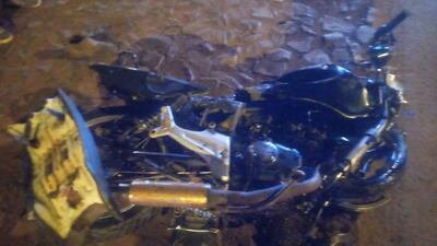 El motociclista murió prácticamente en el acto.