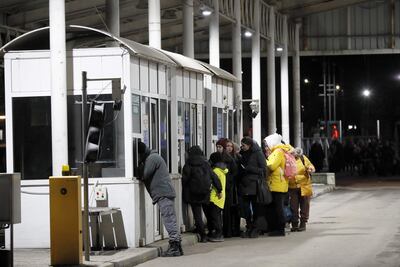 Rumanía recibió el domingo a casi 34.000 refugiados ucranianos.