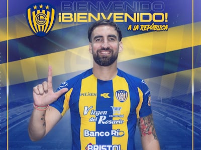 La presentación de Matías Gastón Castro, el nuevo delantero del Sportivo Luqueño.