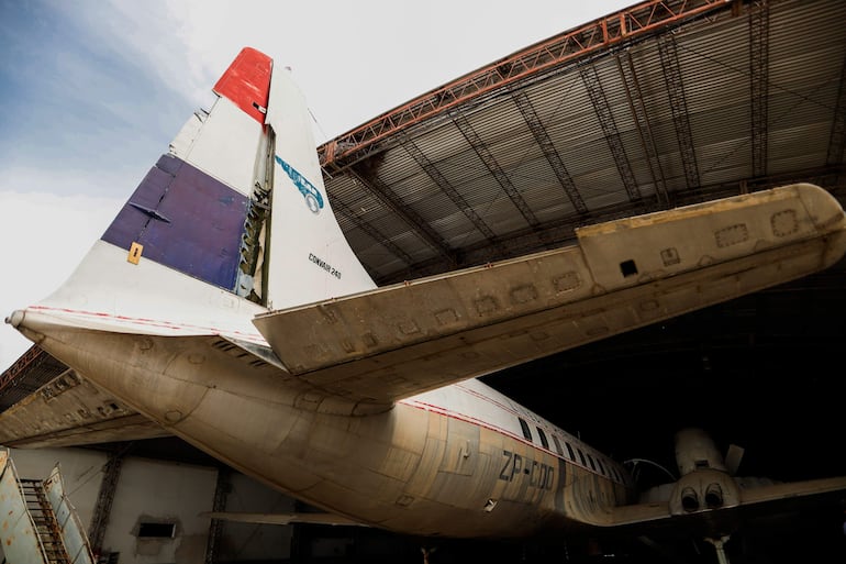 La aeronave Convair CV-240, bautizada como General Bernadino Caballero, hizo su último vuelo con Líneas Aéreas Paraguayas (LAP) en 1973.