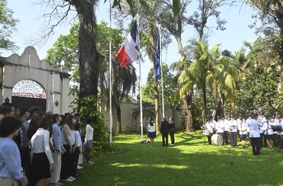 La celebración se llevó a cabo en la residencia del embajador francés Pierre-Christian Soccoja, con la participación de alumnos del Liceo Francés  “Marcel Pagnol”.