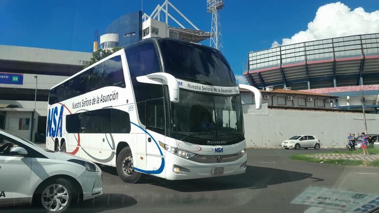 Cerro Porteño, rumbo al Manuel Ferreira.