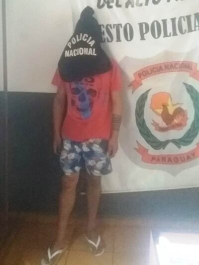 Carlos Alberto Peralta Peralta quedó detenido a disposición del Ministerio Público.