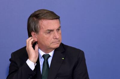 Jair Bolsonaro, presidente de Brasil.