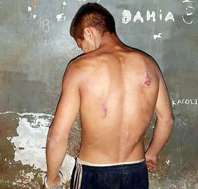 El joven detenido en la comisaría de Minga Guazú, sospechoso del homicidio de la mujer de 63 años.