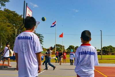 Las plazas deportivas se siguen habilitando en el departamento de San Pedro