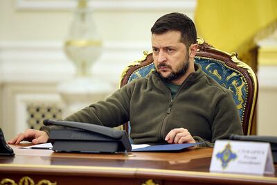 Volodimir Zelenski, presidente de Ucrania.