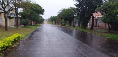 La lluvia ayudó a aplacar el intenso calor en San Juan Bautista, Misiones.