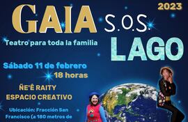 Con humor y arte, payasos intergalácticos mostrarán desde hoy cómo salvar el Lago Ypacaraí.