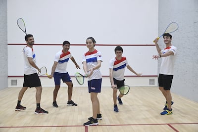 Los atletas del squash se preparan para llegar óptimos a los Juegos de Odesur.