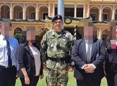 Coronel Luis Belotto, detenido por supuesto intento de soborno en favor de Tío Rico.