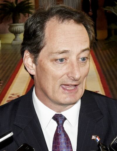 Lee McClenny, embajador de los Estados Unidos de América (EE.UU.) en Paraguay. El diplomático destacó la transparencia.