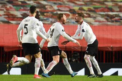 Milan logró un empate ante el United en Old Trafford