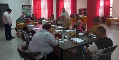 Concejales de Pilar en plena sesión, este martes.