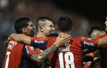 Cerro Porteño, tras la última victoria ante 12 de Octubre.