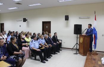 Asume el Superintendente de la X Circunscripción Judicial en Paraguarí, Dr. Víctor Ríos.