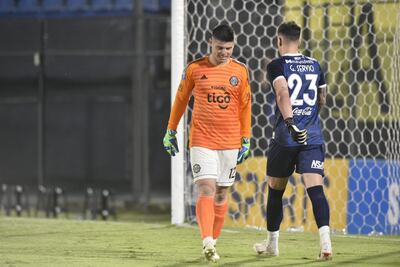 Alfredo Aguilar de nuevo fue la gran figura de Olimpia en los penales.