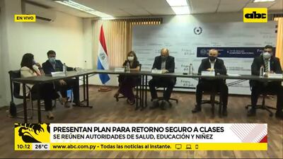 Conferencia de prensa conjunta entre el MEC y el MSP este miércoles.