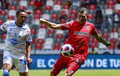 Braian Samudio, jugador paraguayo del Toluca que enfrentará a Pumas en la repesca en México.