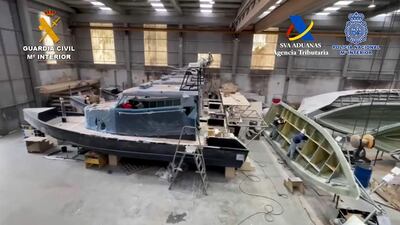 Imagen cedida por la Guardia Civil de España. (AFP)