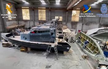 Imagen cedida por la Guardia Civil de España. (AFP)