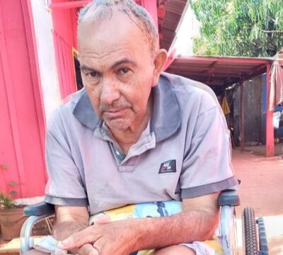 Don Cirilo Fleitas (57), apela a la solidaridad de la gente para comprar un costoso medicamento para tratar su tumor cerebral.