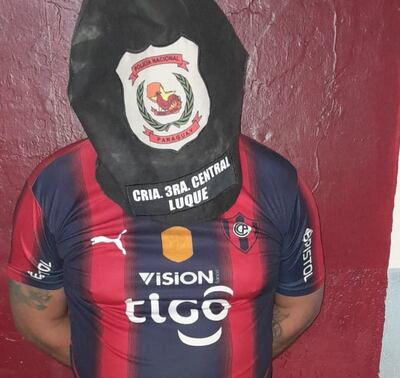 Juan Aníbal Benítez, detenido.