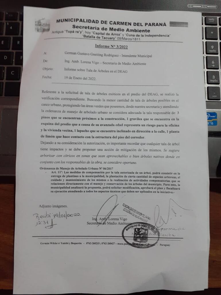 Este es el documento que compartió el Ing. Agr. Clotildo Rodas.