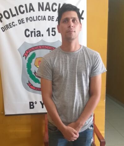 Marco Moisés Cristaldo Galeano, supuesto tortolero que lideraba el grupo “Bichos de la Cumbia” de la cárcel de Tacumbú.