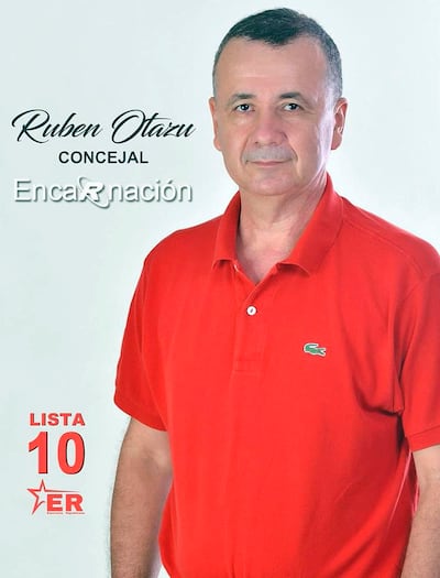 Rubén Otazú (ANR) fue detenido en el operativo.