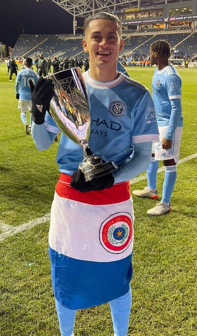 Jesús Medina, campeón de la Conferencia Este con el New York City.