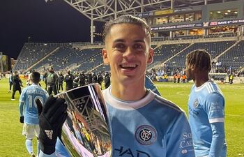 Jesús Medina, campeón de la Conferencia Este con el New York City.