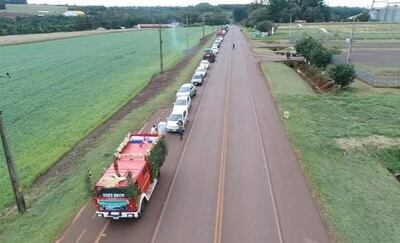 La procesión de la imagen de San Cristóbal se realizó hace una semana.