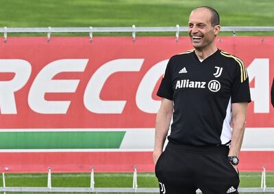 Massimiliano Allegri, entrenador de Juventus, que hoy enfrenta al Sevilla.