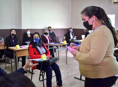 Foro Regional sobre Transformación Educativa en Alto Paraná, el 30 de setiembre de 2022. "Cajonear" el plan impediría mejorar calidad de la educación en escuelas públicas, afirma experta.