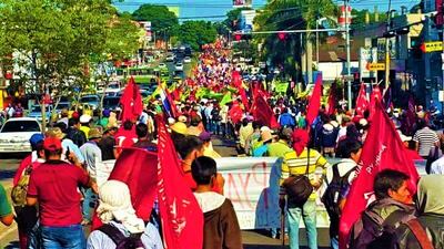 Una de las ediciones anteriores de la "Larga marcha" del Partido Paraguay Pyahurá. Esta vez será la primera contra el gobierno de Mario Abdo Benítez.