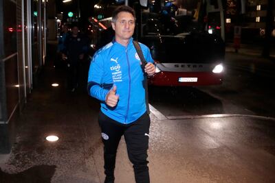 Guillermo Barros Schelotto, entrenador de la Albirroja.