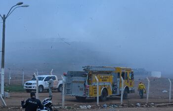 El vertedero de Cateura funciona sin tener un plan de prevención contra incendios aprobado por la Municipalidad.