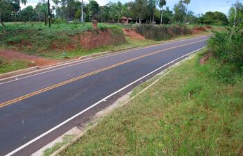 Tramos de pavimentación asfáltica en interior del país se inauguraron esta mañana.