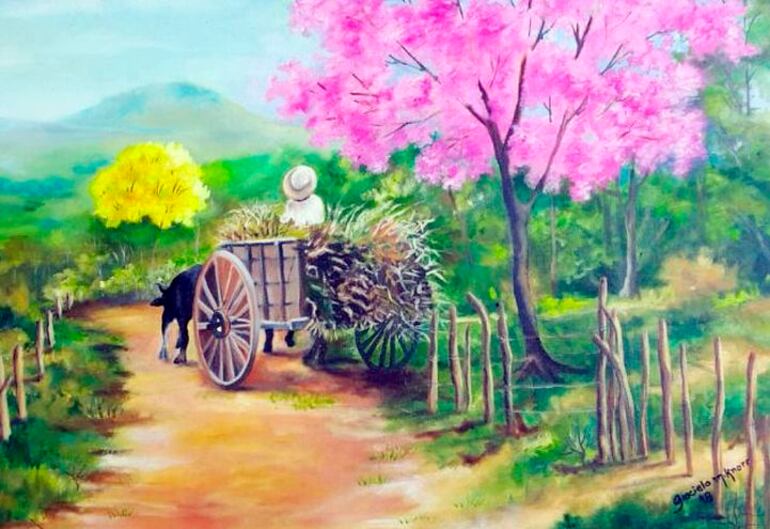 Una de las obras que conforma la muestra.