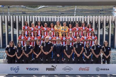 La delegación completa del plantel albirrojo