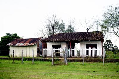 La exestación del tren de la compañía Pindoyú, ramal San Salvador (Guairá). Los habitantes de la zona solicitan que se inicie la restauración del sitio para convertirlo en un atractivo turístico.