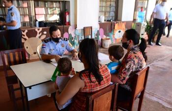 La jornada de cedulación e inscripción se realizó este martes en el predio de la Codeni.