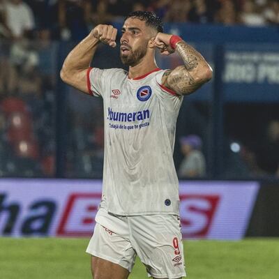 Gabriel Ávalos marcó ante Tigre el gol de la victoria para Argentinos Juniors, con el que registra 28 goles y 10 asistencias en 83 partidos.