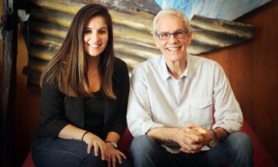 Natalia Gill, gerente general, y Daniel Nasta, chairman de Fundación TEXO y fundador de la agencia Nasta.