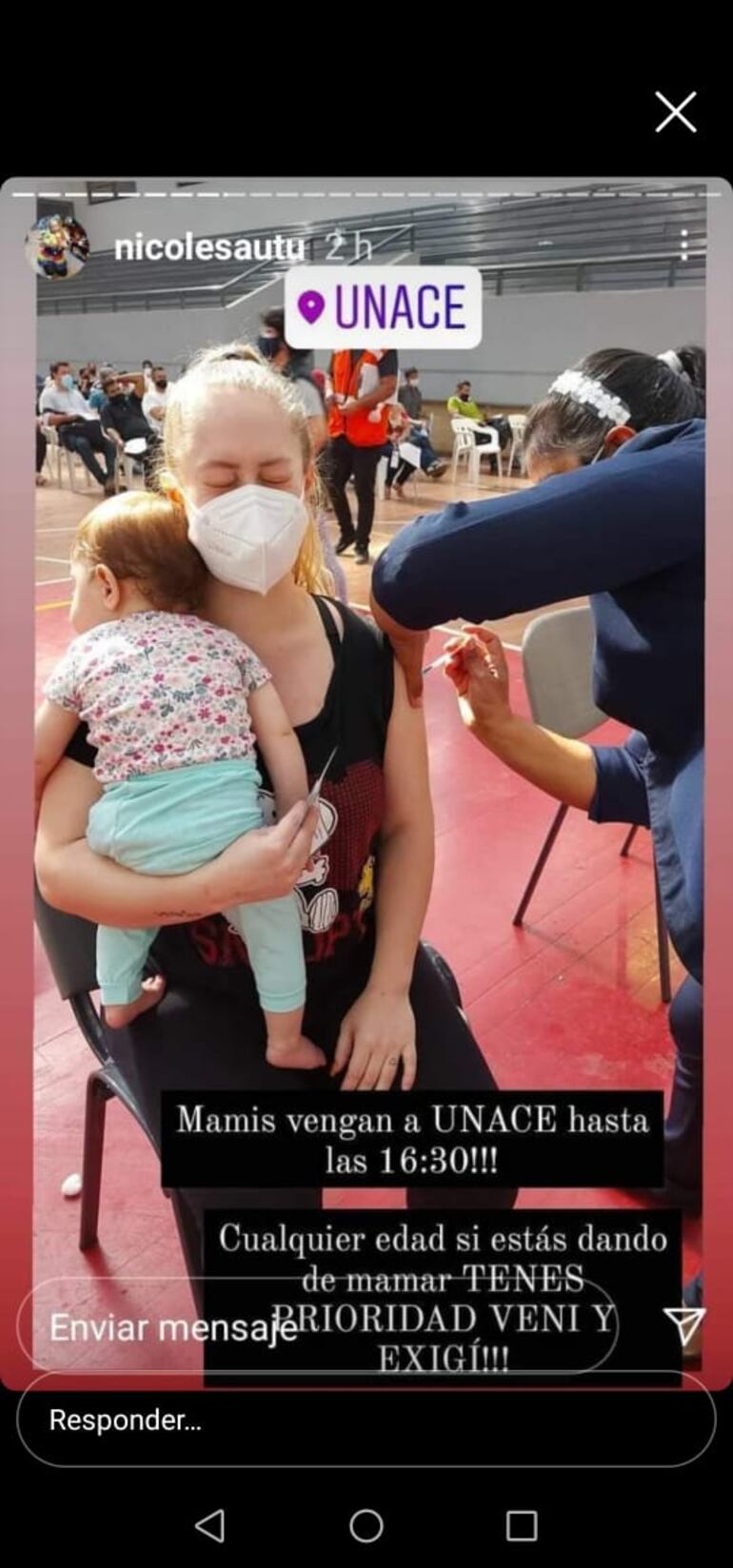 Lamentan que por influencia se vacune a algunas embarazadas y a otras no.