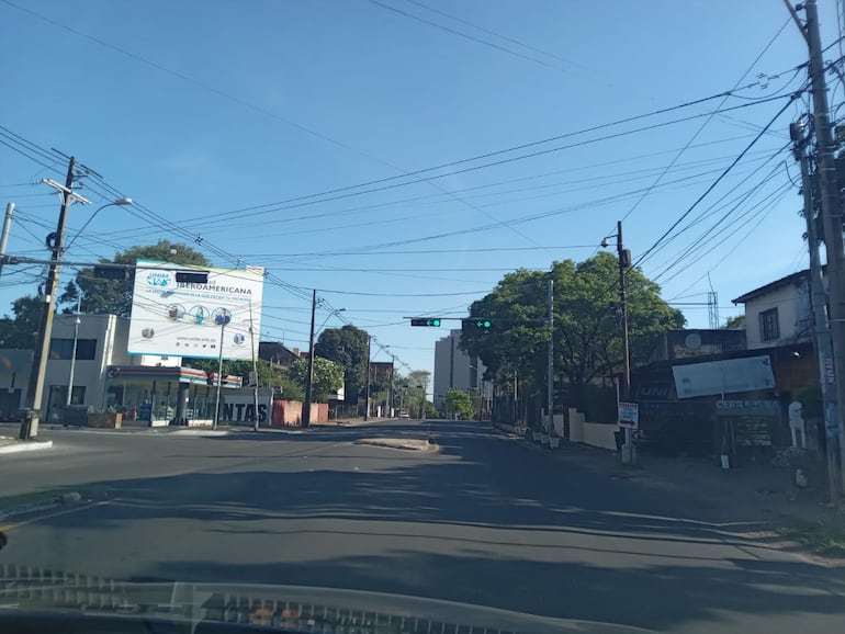 Calles vacías el día del Censo Nacional 2022