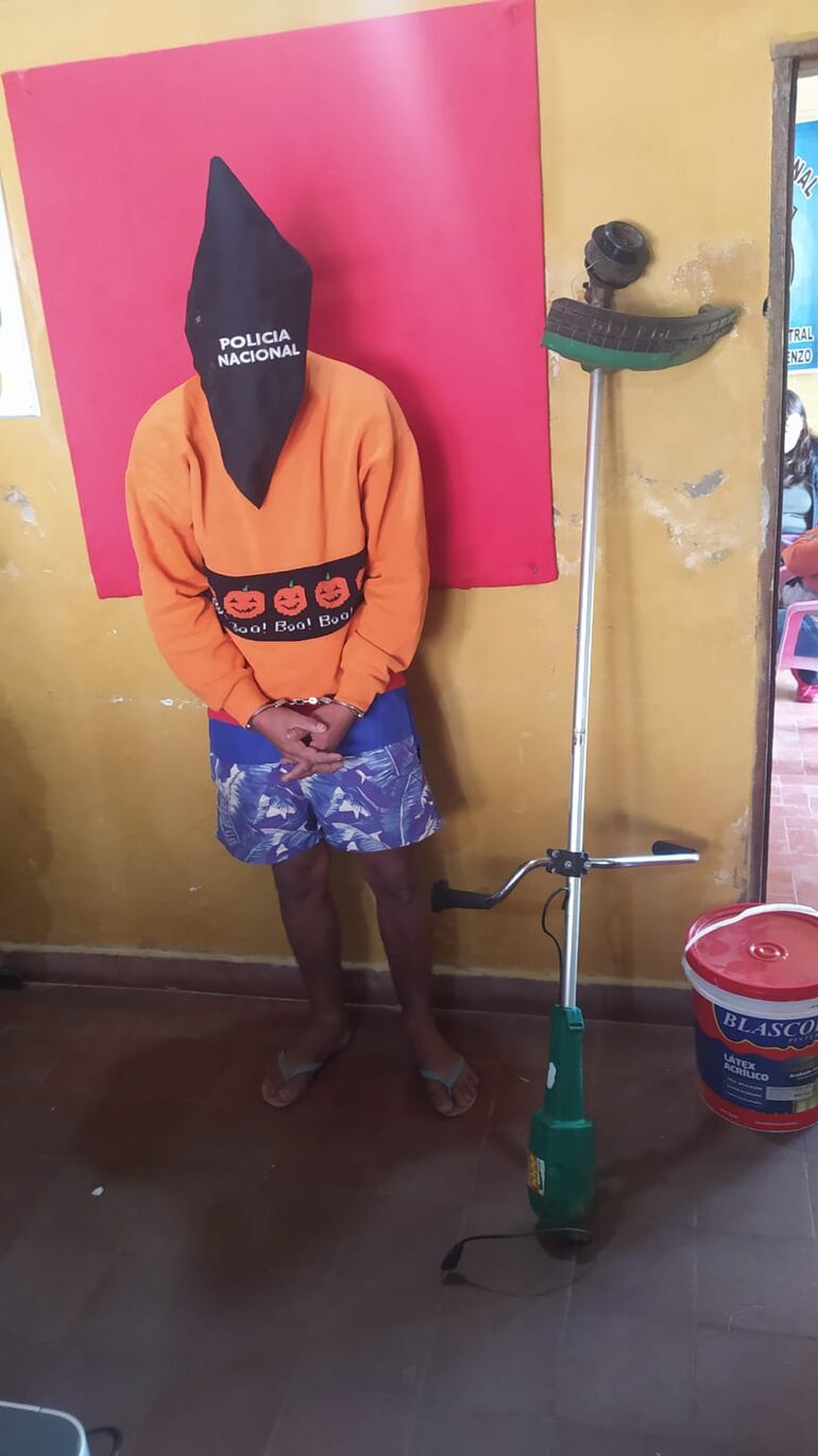 Bruno David Aranda, alias “Comisario”, detenido.